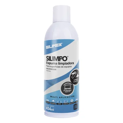 Espuma Limpiadora para Todo Tipo de Superficies Plásticas y Metálicas de Sistemas de Vídeo, Audio, Telefonía y Equipo de Cómputo, Contiene Protectores de Rayos UV, 454 ml