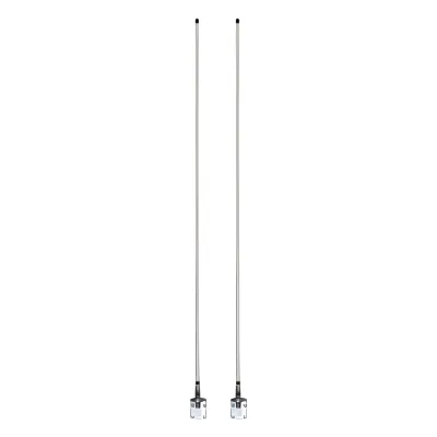Antena Móvil Doble para Rango de Frecuencia de Banda Civil (CB) 26.960 - 27.400 MHz.