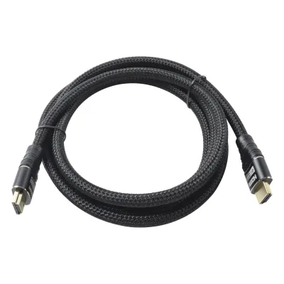 Cable HDMI Ultra-Resistente Redondo de 1.8m ( 5.9 ft ) Optimizado para Resolución 4K ULTRA HD
