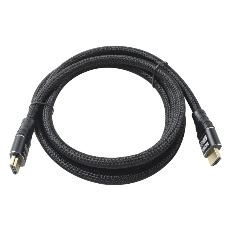 Cable HDMI Ultra-Resistente Redondo de 1.8m ( 5.9 ft ) Optimizado para Resolución 4K ULTRA HD