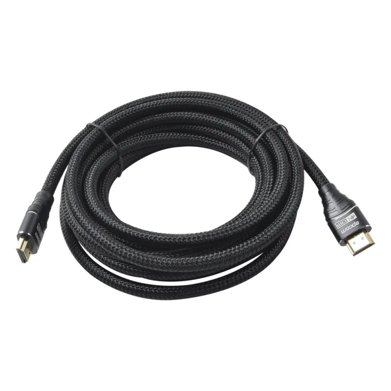 Cable HDMI Ultra-Resistente Redondo de 5m (16.4 ft) Optimizado para Resolución 4K ULTRA HD