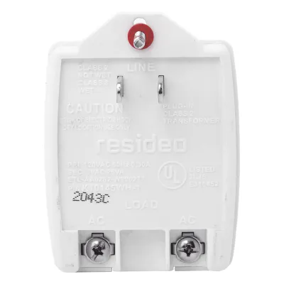 Transformador de pared 120 Vca a 9 Vca, 25 VA, Clase 2, con listado UL