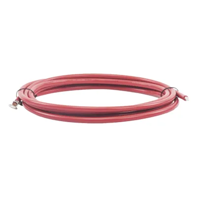 Cable para Controlador 3.0 m, Rojo, Calibre 8 AWG con Terminal de Ojo en un Extremo