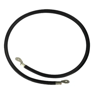 Cable para Baterías, 1 m, Negro, Calibre 2 AWG con Terminales de Ojo en Ambos Extremos