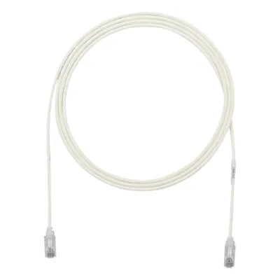 Cable de Parcheo TX6, UTP Cat6, Diámetro Reducido (28AWG), Color Gris, 2.13 Metros (7 Pies)
