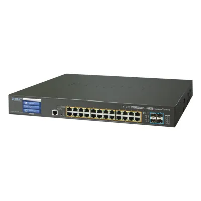 Switch Administrable L3 24 puertos 10/100/1000 Mbps c/Ultra PoE 400 Watts, 4 Puertos 10G SFP+