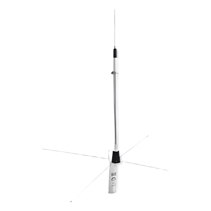 Antena Base VHF, Omnidireccional, Rango de Frecuencia 136 - 230 MHz.