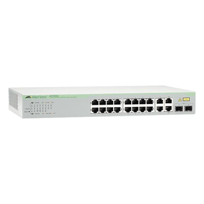Switch WebSmart de 16 puertos 10/100 Mbps + 2 puertos 10/100/1000 Mbps + 2 SFP Gigabit Combo