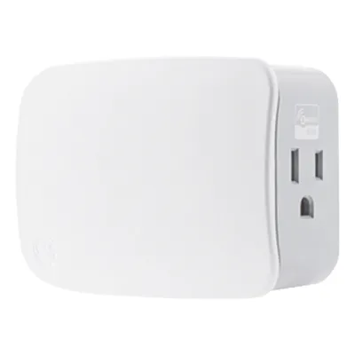 (ZWAVE) Plug-In Dimmer, señal inalambrica Z-WAVE para Tomacorriente convencional, compatible con HUB HC7, C8, panel L5210, L7000, Total Connect y Alarm.com