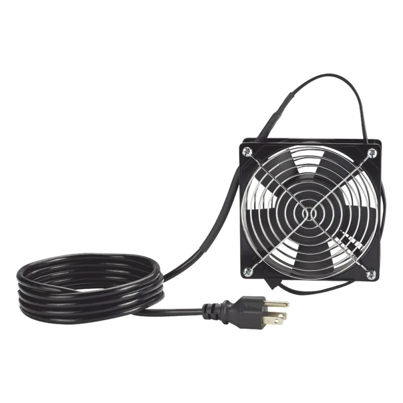 Ventilador para Instalación en Gabinete PanZone WME3BL, WME6BL, y WME9BL, de 115 Vca, y Cable de Corriente de 1.8M