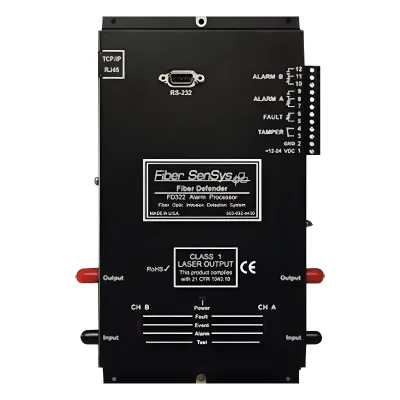 Sensor de Seguridad Perimetral de 2 Zonas/ Detección por Fibra Óptica Sensitiva/ Rango de 0 a 500 metros de protección