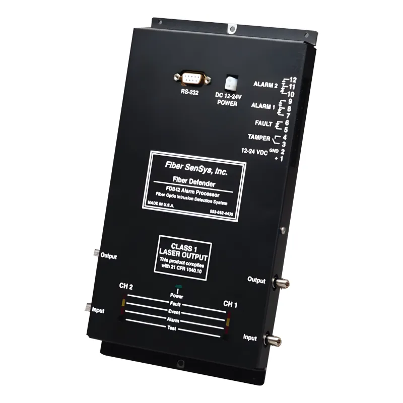 Sensor de Seguridad Perimetral de 2 Zonas/ Detección por Fibra Óptica Sensitiva/ Rango de 0 a 5 Kms de protección / Comunicación IP