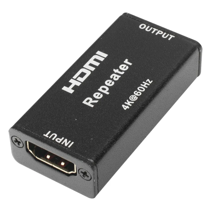 Adaptador HDMI para Amplificar o Repetir la señal de los cables HDMI (Booster) a una distancia de 40 metros / Soporta resoluciones 4K x 2K.