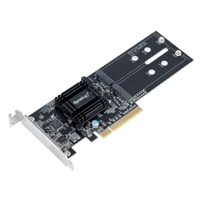 Tarjeta de Expansión M2D18 | PCIe 2.0 x8 | Compatible con NVMe y SATA SSD | 2 Ranuras M-key | Perfil Bajo y Altura Completa | Garantía de 3 Años.