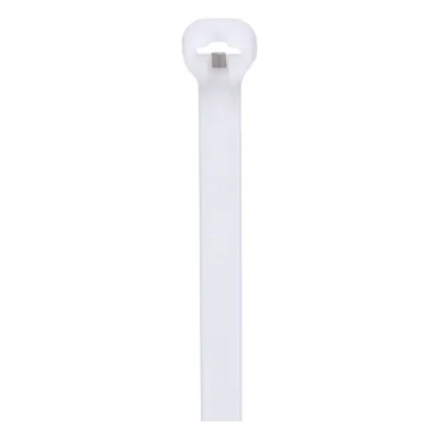 Cincho de Nylon 6.6 Dome-Top® Con Lengüeta de Bloqueo de Acero Inoxidable, 305 mm largo x 4.7mm ancho, Color Natural, Paquete de 100pz