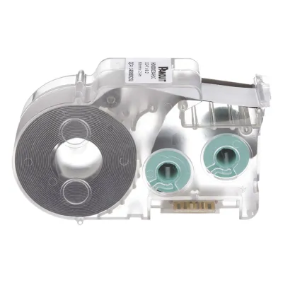 Casete de 225 Etiquetas Autolaminadas de 12.7 x 31.8 mm (0.5 x 1.25 pulgadas), para Cables de 3 a 7.1 mm (0.12 a 0.28 pulgadas) de Diámetro, Área de Impresión Color Blanco