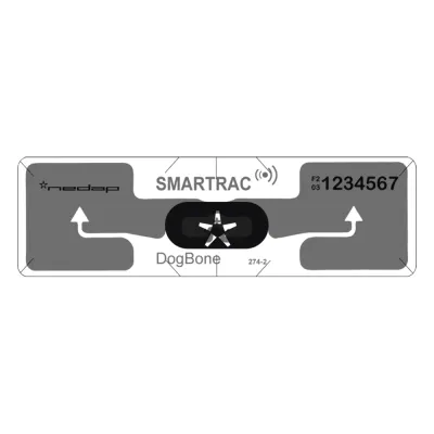 Tag UHF transparente con adhesivo para Vehiculo ( EPC Gen 2 )