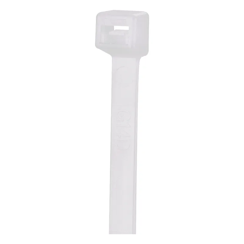 Cincho de Nylon 6.6 StrongHold™, 200mm largo x 2.5mm ancho, Color Natural, Plenum, Paquete de 100pz