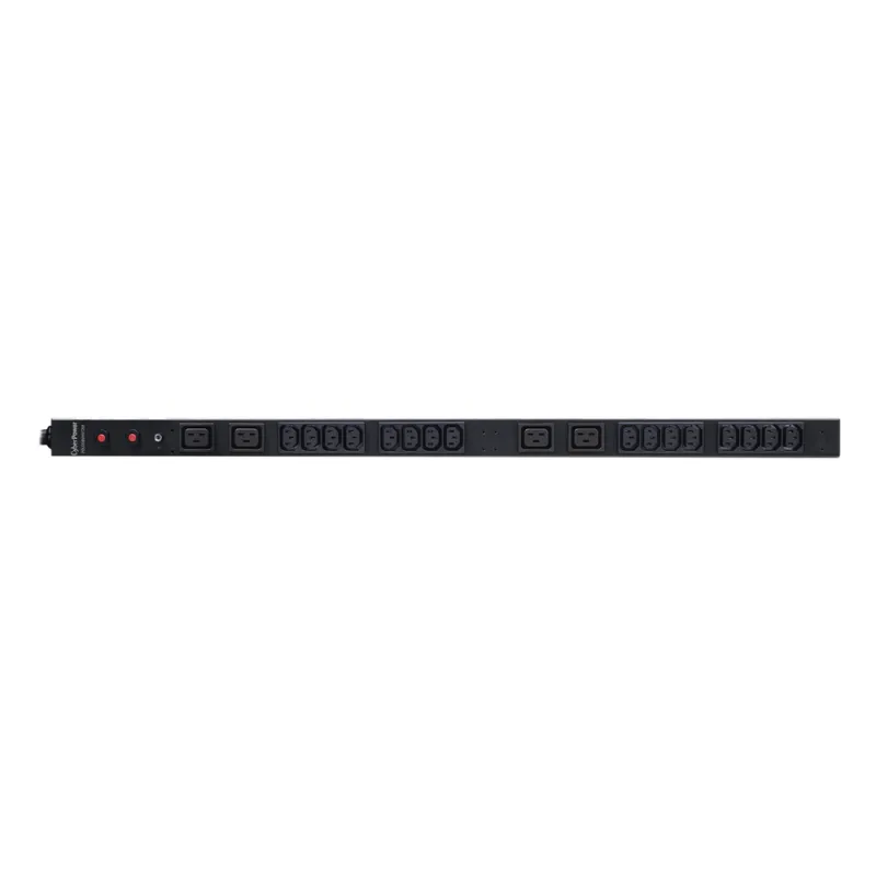 PDU Básico para Distribución de Energía, Entrada 200-230 Vca NEMA L6-30P, Con 16 Tomas C13 y 4 C19, de Instalación Vertical, 30 Amp, 220 Vca