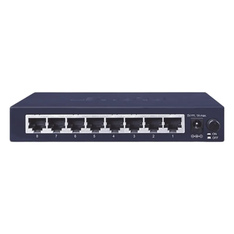 Switch de Escritorio No Administrable, 8 Puertos Gigabit 10/100/1000 Mbps, Tecnología de Ahorro de Energía de Hasta un 40%