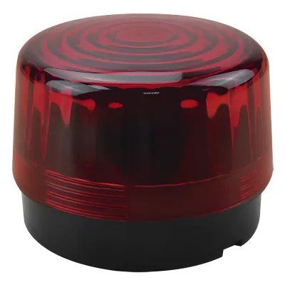 Luz Estroboscópica LED (55) / Patrones de Parpadeo Ajustables / 8 Patrones / Batería de Respaldo / 12-24 Vcc/Vca / Resistente al Clima IP66/IP55