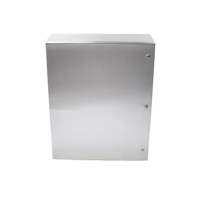 Gabinete de Acero Inoxidable IP66 Uso en Intemperie (800 x 1000 x 300 mm) con Placa Interna Galvanizada.