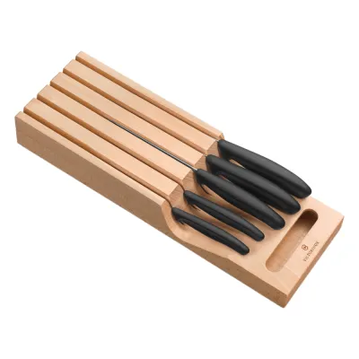 Portacuchillos de Cajón y 5 Cuchillos Swiss Classic