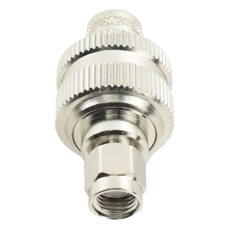 Conector SMA Macho Inverso de Anillo Plegable para RG-8/U, 9913, LMR-400, Níquel/ Oro/ Teflón.