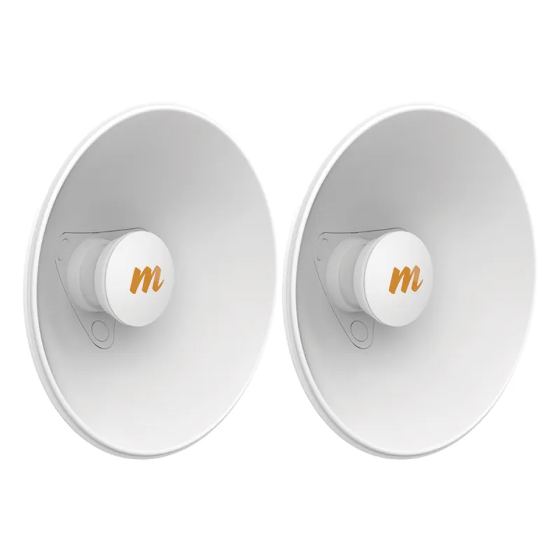 Par de Antenas Modulares Dual Slant, 4.9 - 6.4 GHz, Dimensiones (27 cm), Apertura 45°, Ganancia de 20 dBi, Diseñadas para radio C5X, C6X, C6X -LE, B6X