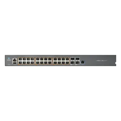 Switch cnMatrix EX2028-P capa 3 de 28 puertos (24 PoE Gigabit 802.3af/at, 4 SFP+) administración cnMaestro On-Premises (MX-EX2028PxA-U)