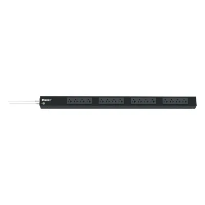 PDU Básico para Distribución de Energía, Enchufe de Entrada NEMA 5-20P, Con 16 Contactos NEMA 5-20R, de Instalación Vertical, 20 Amp, 120 Vca