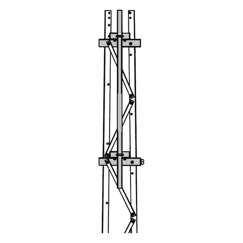 Mástil 2-3/8" x 1.8 m para Montaje en Cara de Torre Super Titan Secciones 3 a 7.