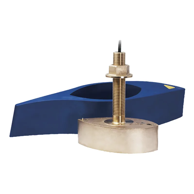Transductor CHIRP XSONIC B275LH-W / Bronce Thru-Hull / 1 kW / Doble Canal 42-65 y 150-250 kHz / Haz Constante 25° / Profundidad 914 m (3000 ft) / Conector 9 Pin