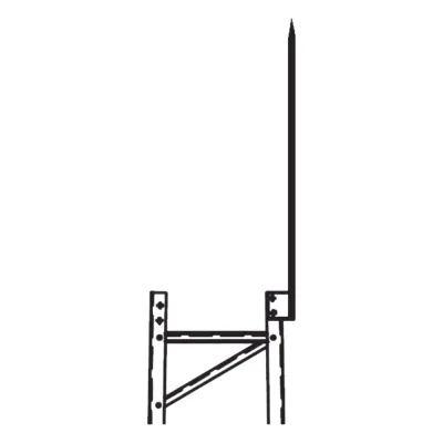 Punta Pararrayo Maciza para Estructura de Torre TITAN.