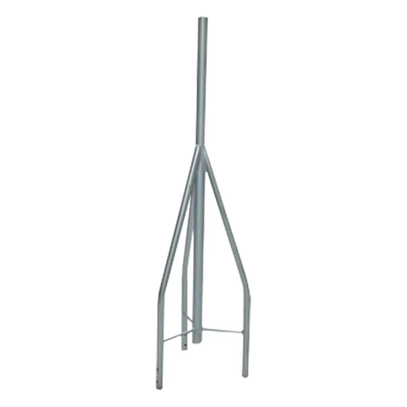 Tramo de Remate / Copete, tubo industrial 1 1/4" con tubo central 2 3/8" (Ced. 30), galvanizado por inmersión en caliente.