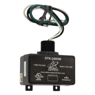Dispositivo de Protección Contra Sobretensiones de 240 VCA, Para Paneles de Alarma de Incendio, Páneles Eléctricos residenciales, Motores, Sistemas de Bombeo