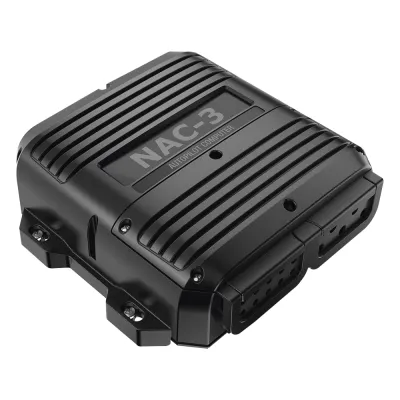 Computadora de Piloto Automático NAC-3 para Embarcaciones Mayores a 10 Metros / Salida de Alta Corriente / Tecnología Virtual Rudder Feedback / Compatible con NMEA 2000 y NMEA 0183 / Continuum Steering