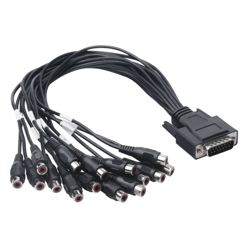Adaptador de 15 Entradas de Audio para DVR´s epcom y HIKVISION