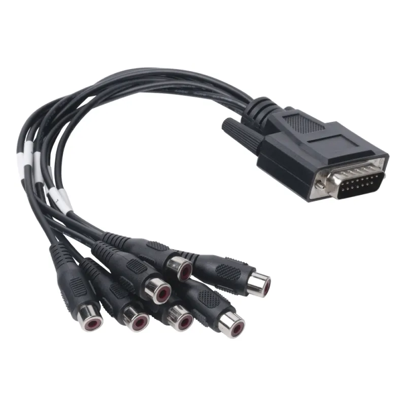 Adaptador de 7 entradas de Audio para DVR´s epcom y HIKVISION