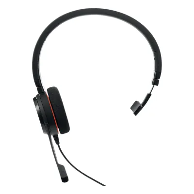 Jabra Evolve 20 Mono con conexión USB, micrófono con cancelación de ruido de última generación, configuración Plug and Play, Certificación Microsoft Teams (4993-823-109)