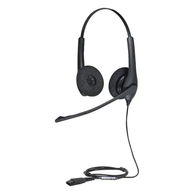Diadema / Auricular Jabra Biz 1500 Duo / QD / Cancelación de Ruido / Contact Center (1519-0157)