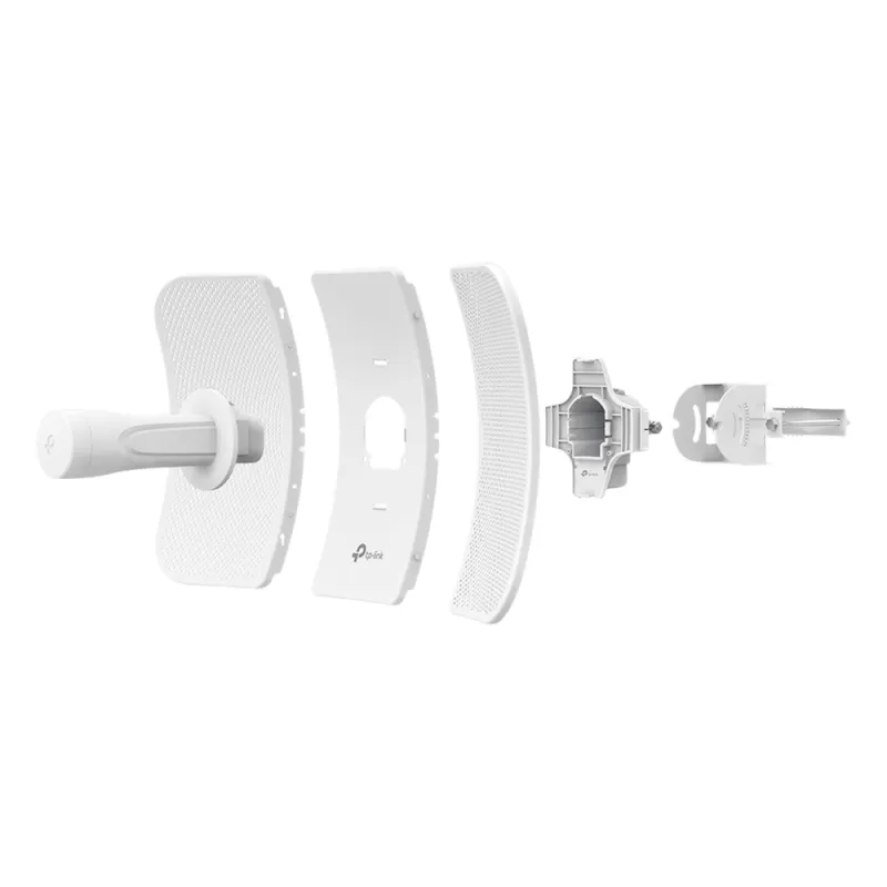 CPE de Exterior de 5 GHz a 300Mbps, Antena direccional de 23dBi, potencia de 27 dBm, PoE pasivo