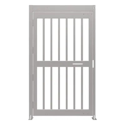 Puerta de Alta Seguridad de Cuerpo Completo Acabado en Acero Inoxidable