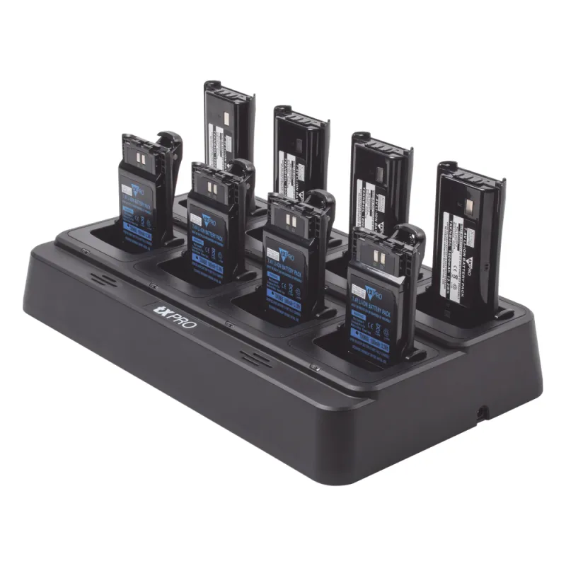 Cargador de escritorio rápido doble química de 8 cavidades , Alternativa para los cargadores KSC-31, KSC35, KSC-43K.