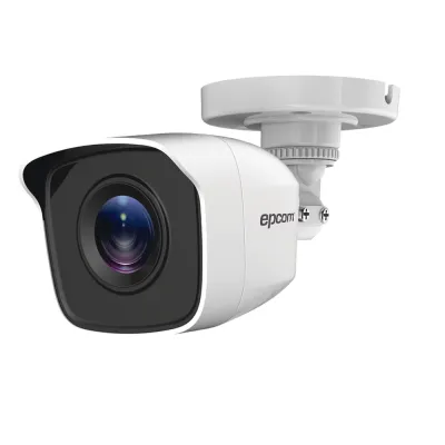 Bala TURBOHD 2 Megapíxeles (1080p) / METALICA / Gran Angular 103° / Lente 2.8 mm / IR EXIR Inteligente 20 mts / Exterior IP66 / TVI-AHD-CVI-CVBS