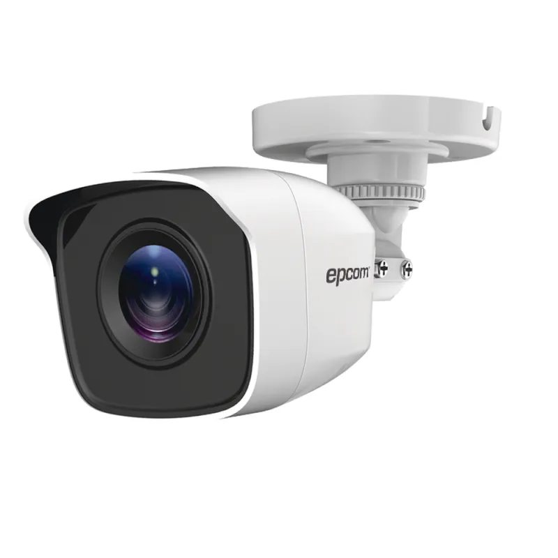 Bala TURBOHD 2 Megapíxeles (1080p) / METALICA / Gran Angular 103° / Lente 2.8 mm / IR EXIR Inteligente 20 mts / Exterior IP66 / TVI-AHD-CVI-CVBS