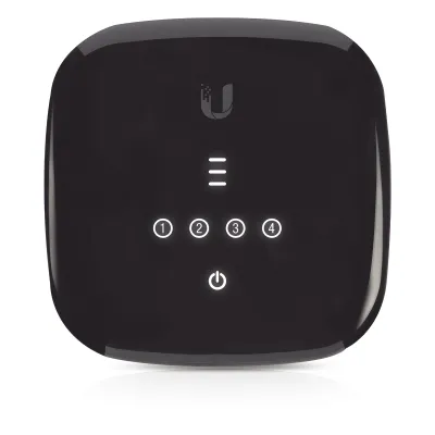 UFiber WiFi 802.11n GPON ONU, Unidad de red óptica con 1 puerto WAN GPON (SC/APC) + 4 puertos LAN Gigabit Ethernet