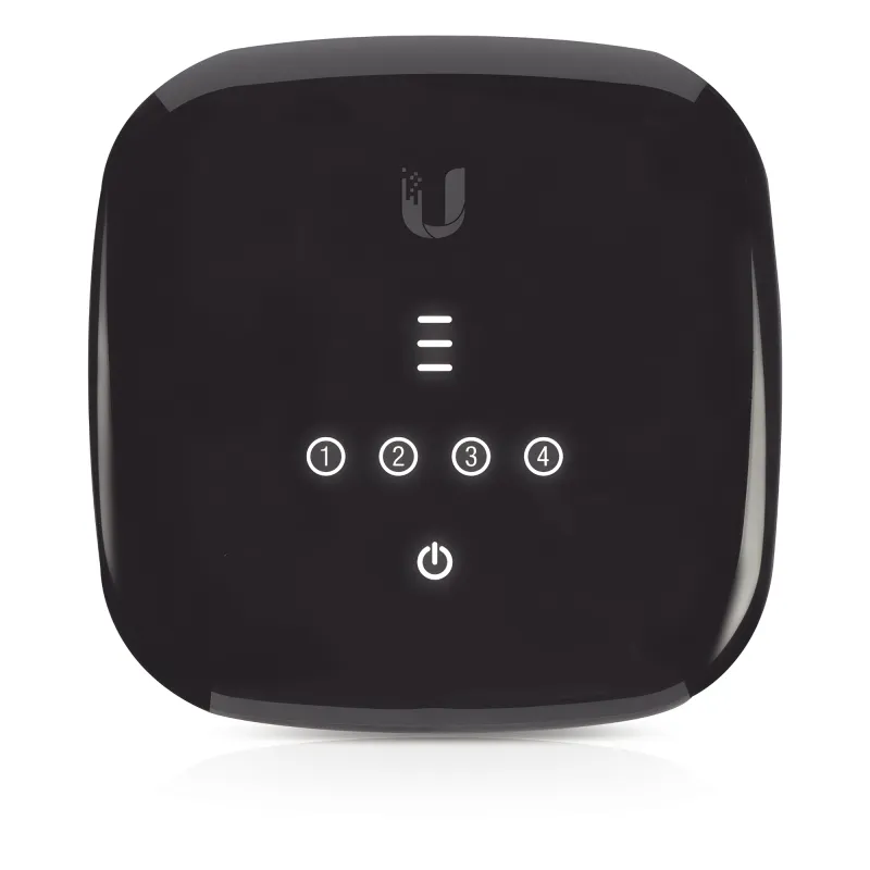UFiber WiFi 802.11n GPON ONU, Unidad de red óptica con 1 puerto WAN GPON (SC/APC) + 4 puertos LAN Gigabit Ethernet