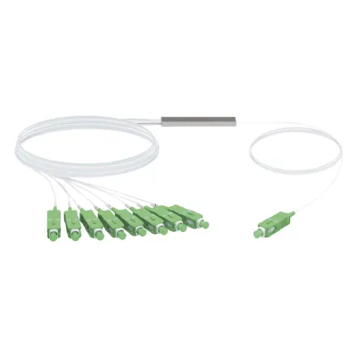 UFiber Splitter (Divisor Óptico) PLC 1 x 8, con conectores SC/APC