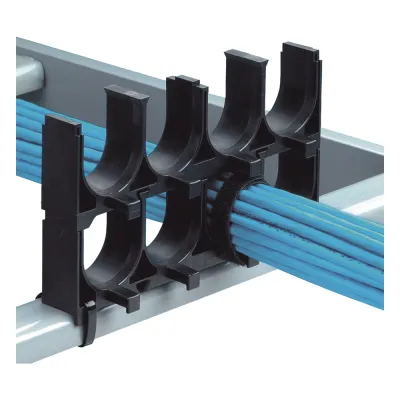 Espaciador de Cables de Nylon 6.6, Con 1 Espacio de 1.25 in (31.8 mm) de Diámetro, Color Negro, 1 Pieza